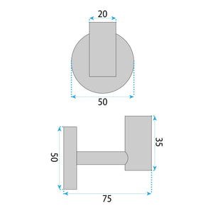 Portasciugamano Da Bagno 5705 Galo Brush Gold