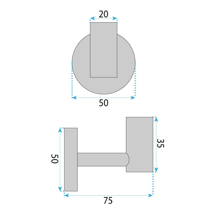 Portasciugamano Da Bagno 5705 Galo Brush Gold