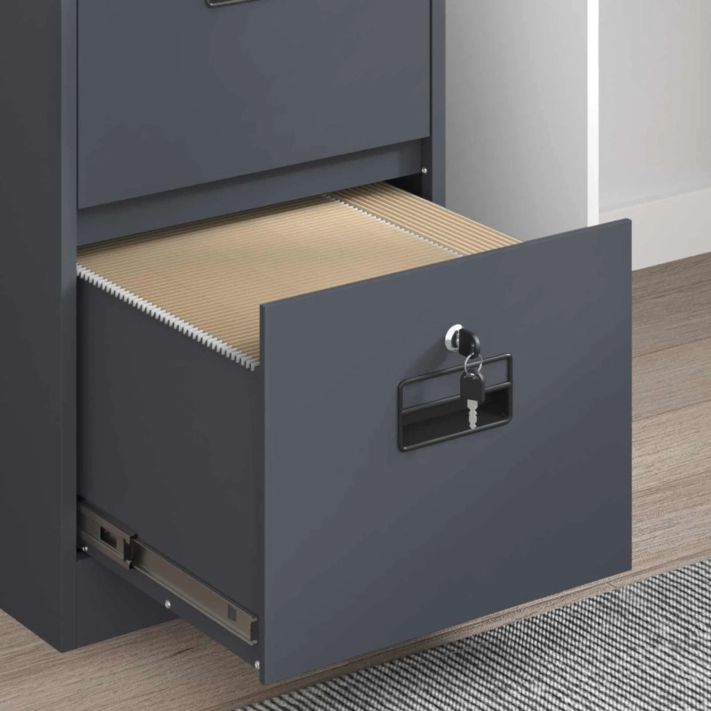 Armadio per File con cassetto Antracite 44 x 50 x 106.5 cm