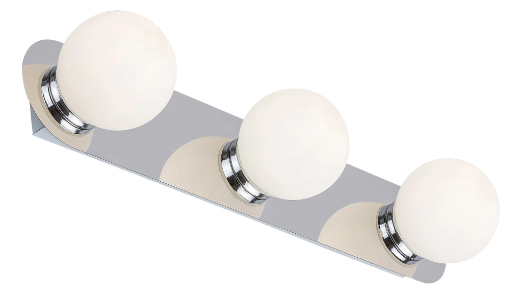 Plafoniera bagno 3 luci G9 cromata IP44 Becca Rabalux