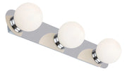 Plafoniera bagno 3 luci G9 cromata IP44 Becca Rabalux