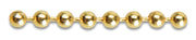 CATENA A PERLINE OTTONE LUCIDO D 3,5 MM- 25,0 ml