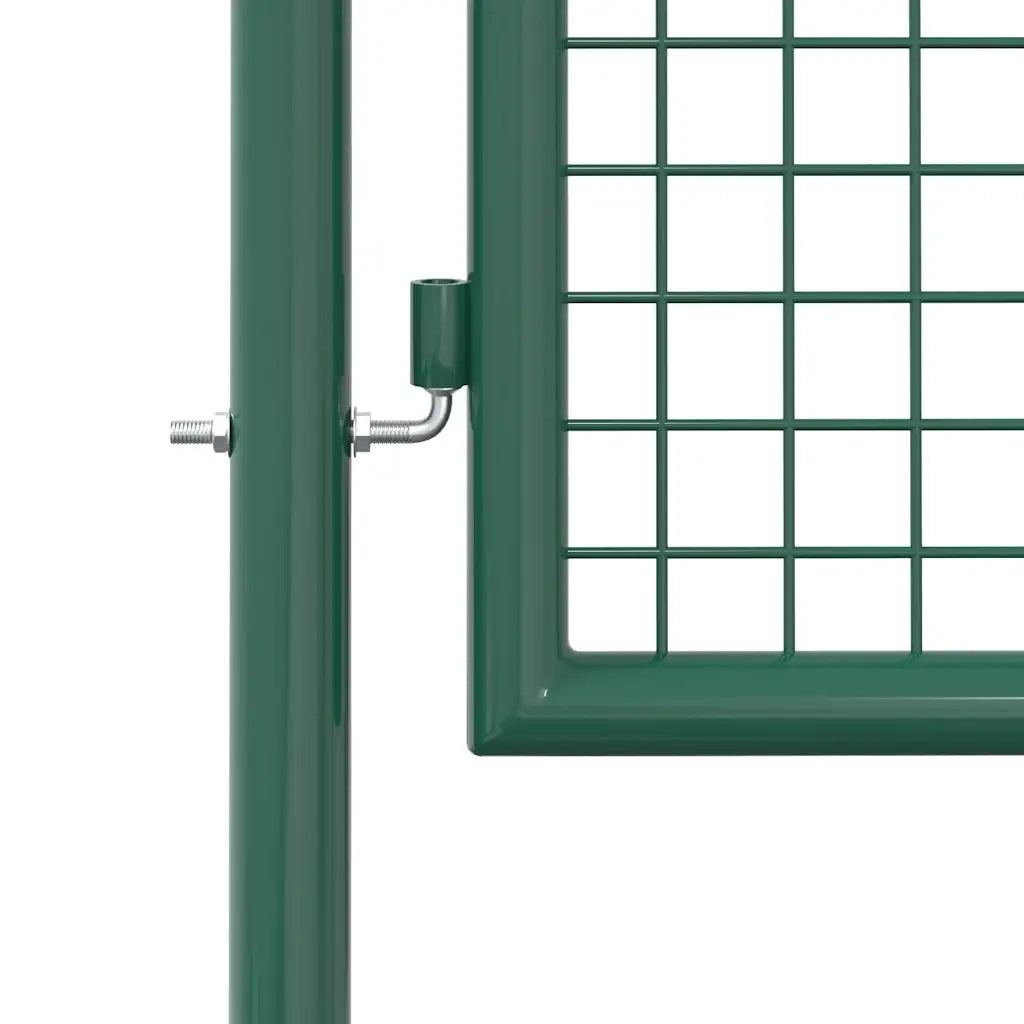 Cancello per Recinzione in Acciaio 100x75 cm Verde CFW9220825