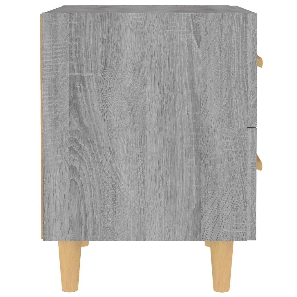 Comodino Grigio Sonoma 40x35x47,5 cm cod mxl 30836