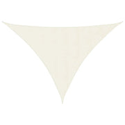 Parasole a vela | Telo Ombra | Vela da ombra Oxford Triangolare 3x4x5 m Crema