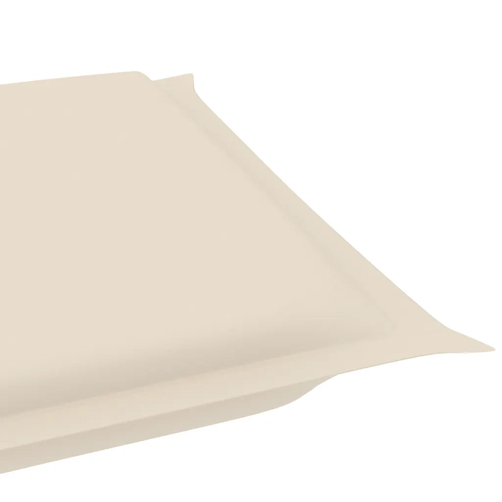 Lettino Prendisole a Dondolo con Cuscino in Massello di Teak cod mxl 76988
