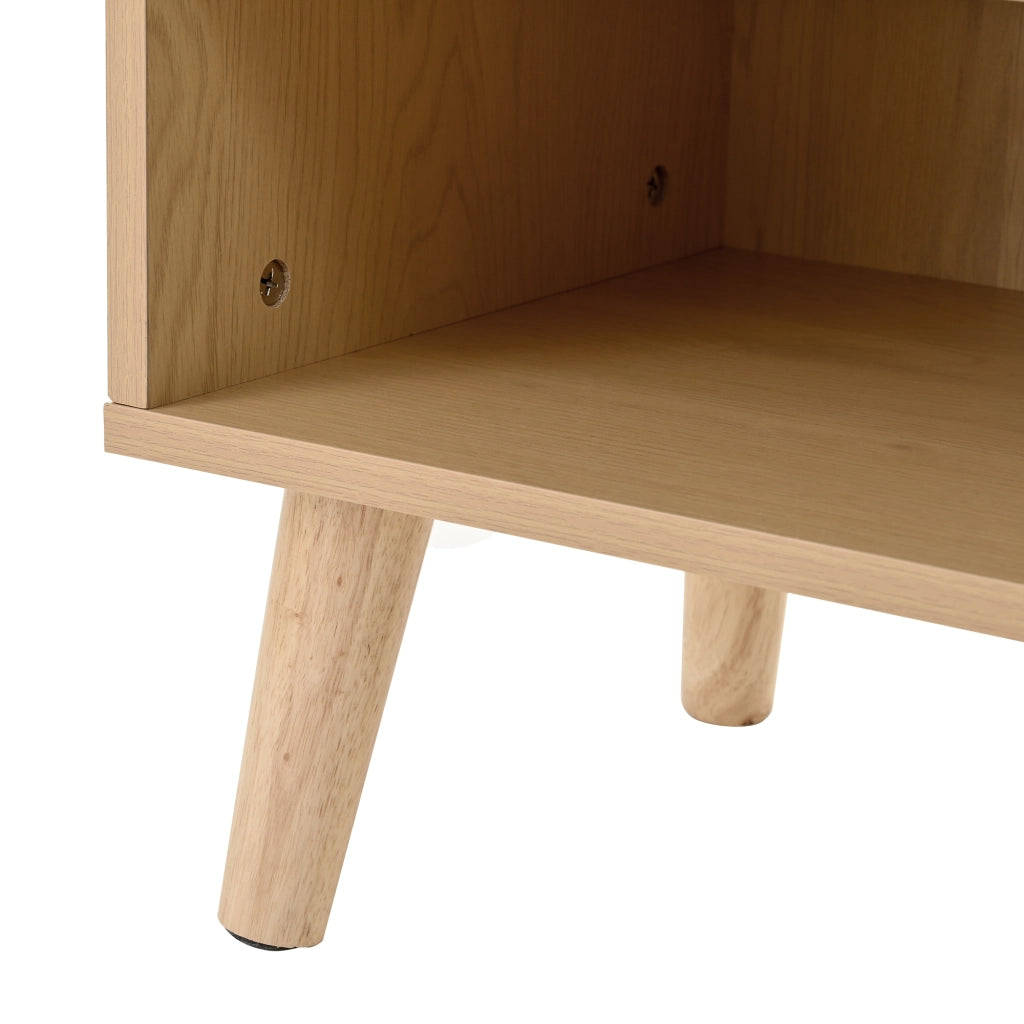 Scarpiera con 3 ante 1 cassetto e 5 ripiani, mobile contenitore per ingresso con gambe in legno, 120 × 35 × 106 cm