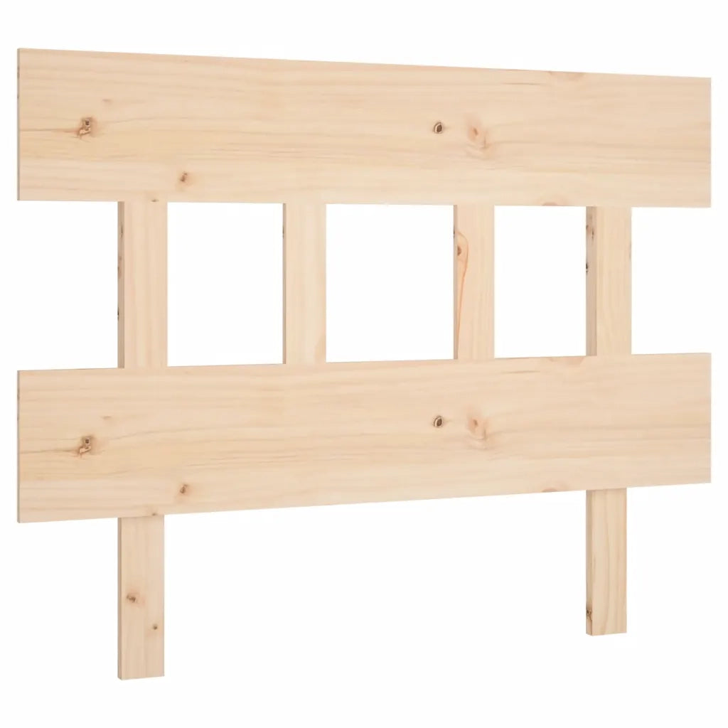 Testiera per Letto 103,5x3x81 cm Legno Massello di Pino