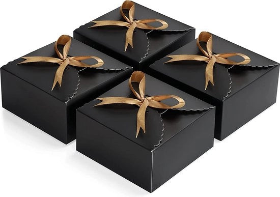 Dozze di cupcake 50 pezzi neri con striatura, confezione per torta di compleanno - dozzine di cupcake - fatta in casa - donut - biscotti - macarons - Natale