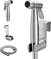 Spruzzatore di Bidet Portatile con Fermo Cisterna e Tubo da Doccia da 59 Pollici - per Igiene del Water - Sparatore di Bidet per la Stanza da Bagno