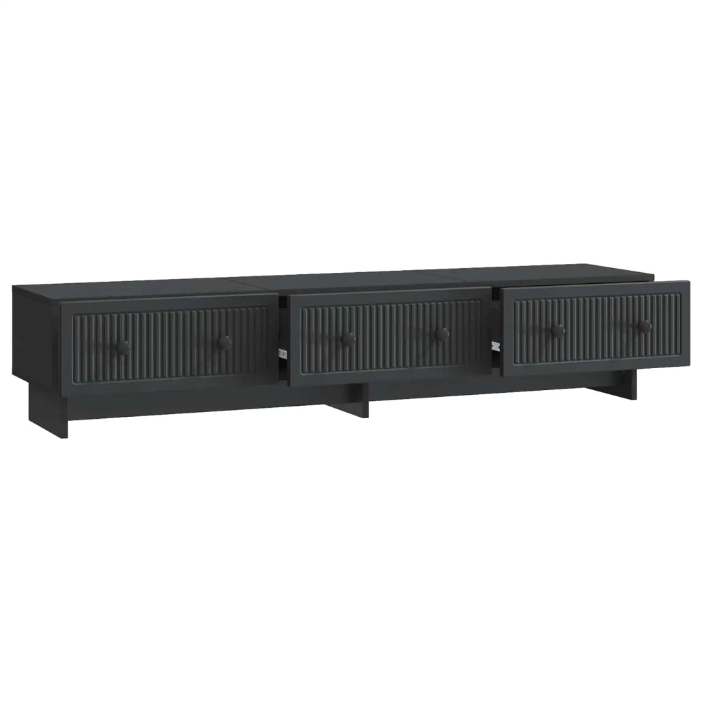 Mobile TV Nero 147 x 34,5 x 30 cm Legno ingegnerizzato 894016