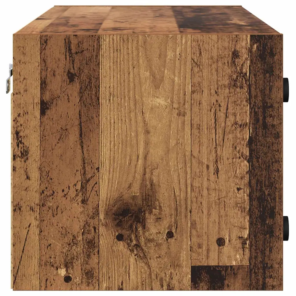 Armadietto a muro Legno vecchio 102 x 37 x 35 cm