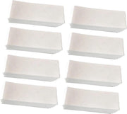Kit per assorbimento di laboratorio - kit per gioielli - carta filtro - forma a croce per decorazione - articoli scolastici - pulizia - cotone neutro - bianco.
