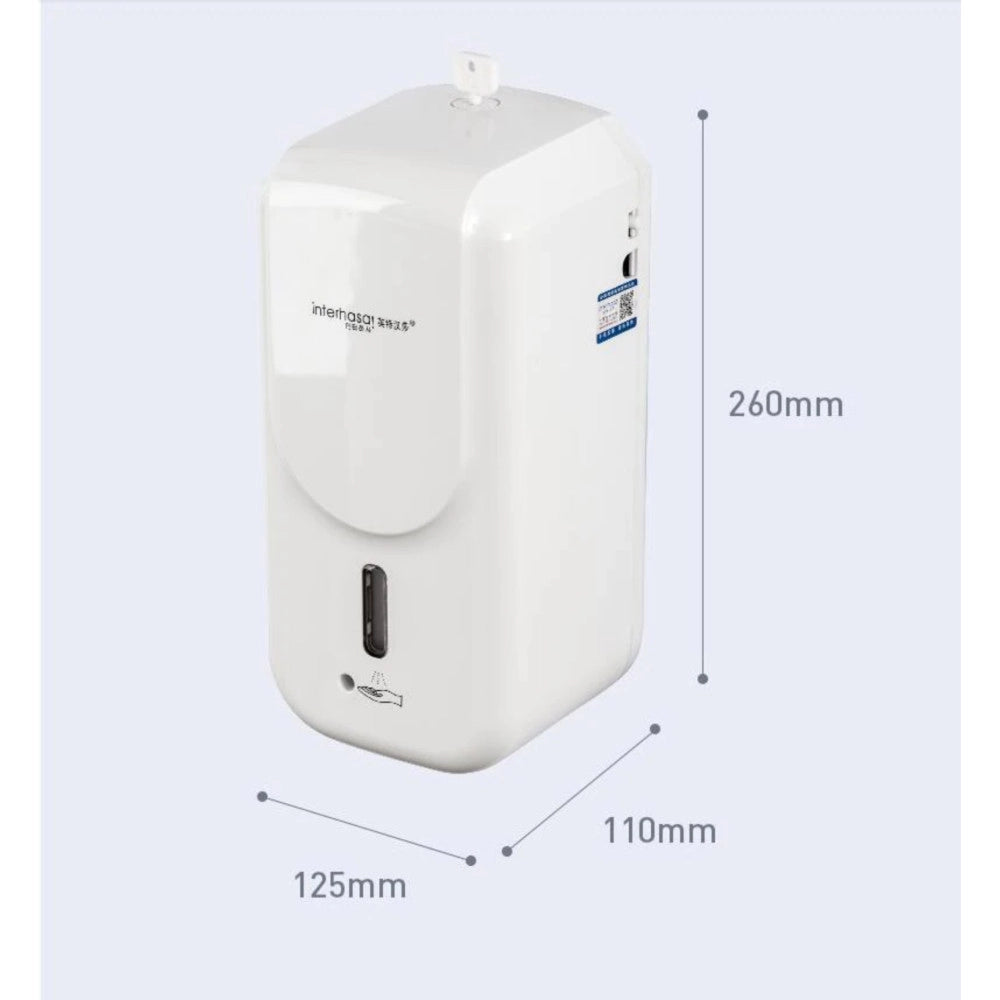 Trade Shop - Dispenser Erogatore Dosatore Sapone Automatico Infrarossi Con Fotocellula 1000ml -