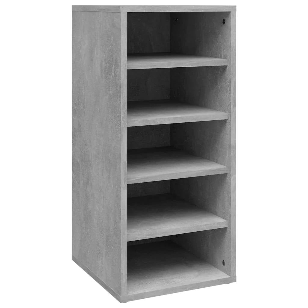 Scarpiera mobiletto portascarpe mobile per ingresso/corridoio/soggiorno 31,5 x 35 x 70 cm legno ingegnerizzato grigio 02_0021808