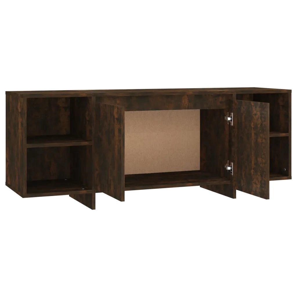 Mobile Porta TV Rovere Fumo 130x35x50 cm in Truciolato cod mxl 15575
