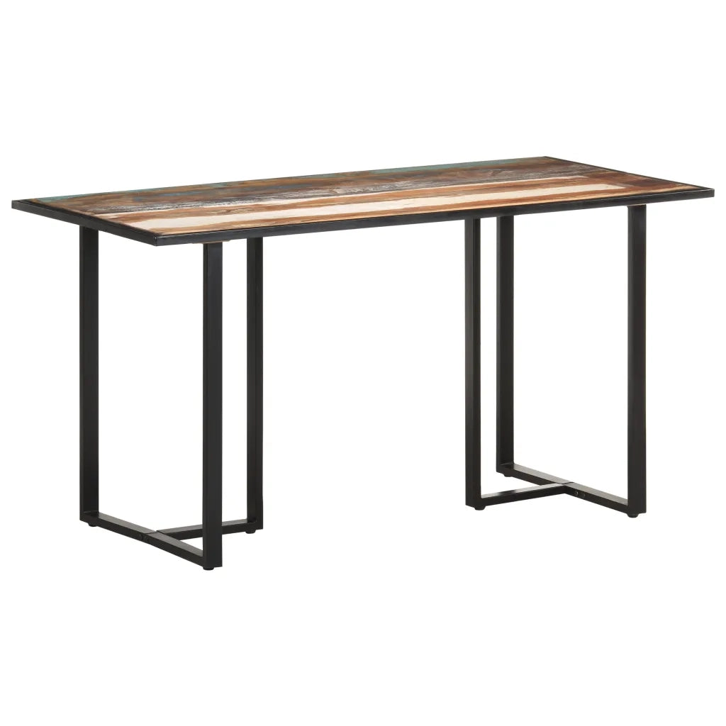 Tavolo da Pranzo 140 cm in Legno Massello di Recupero 320692