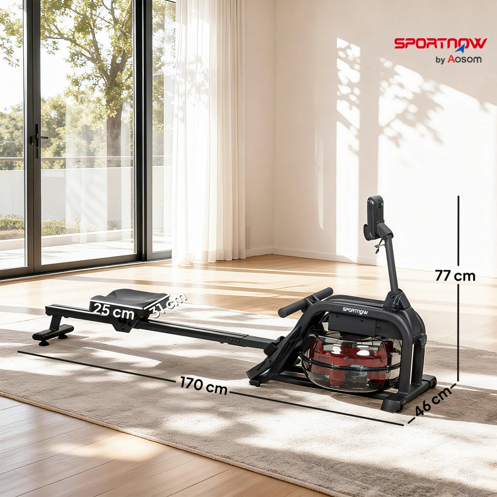 Rudermaschine per Fitness ¨C Zephmum ¨C Acciaio Nero 135kg