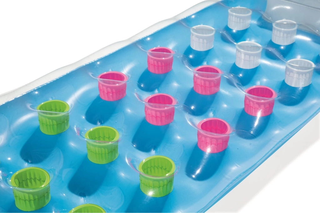 Bestway 43040 galleggiante da piscina e da spiaggia Blu, Arancione Vinile Materassino galleggiante