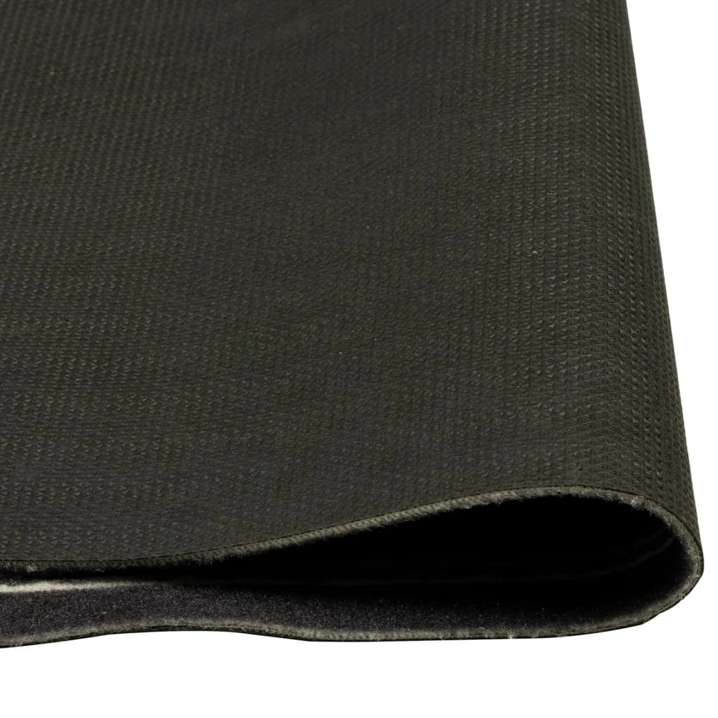 Tappetino da cucina lavabile antiscivolo stile moderno 150 x 45 cm velluto grigio 02_0056435