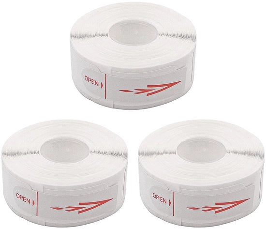 Etichette Autoadesive 3 Rotoli 12 mm x 40 mm - Autoadesive - Termoadesivo - Resistente all'Olio, all'Acqua e alle Macchie - Adatto per Stampante P15 - Carta Sostenibile - Etichette