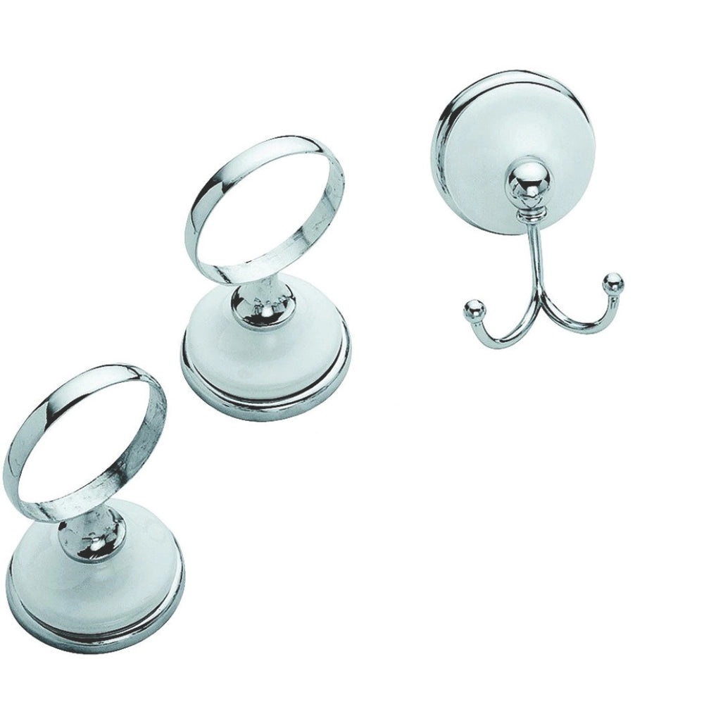 Accessori set bagno serie tic in inox cromato