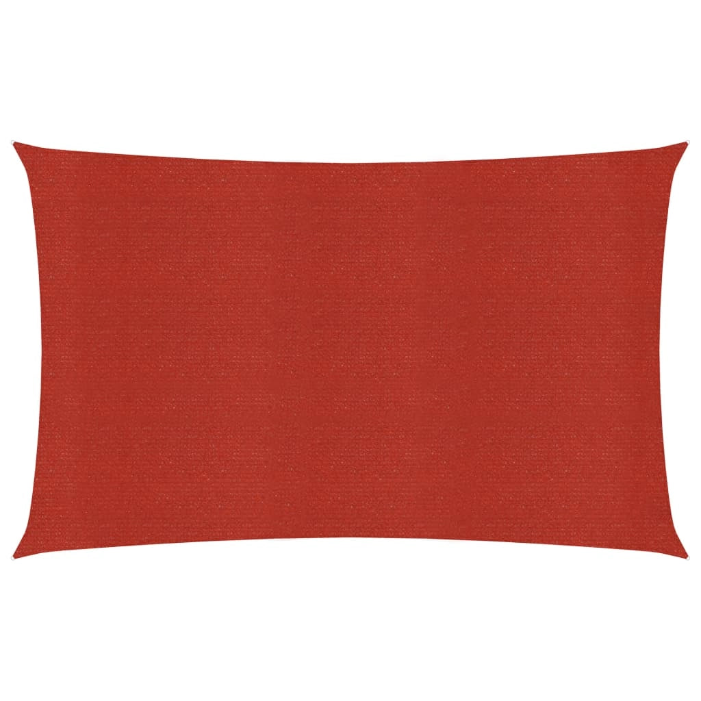 Vela ombreggiante 160 g/m² rossa 4 x 7 m HDPE 02_0009284