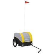 Rimorchio da Bici Nero e Giallo 30 kg in Ferro CFW9125492