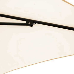 Ombrellone da Giardino 2x2 m in Alluminio William Bianco