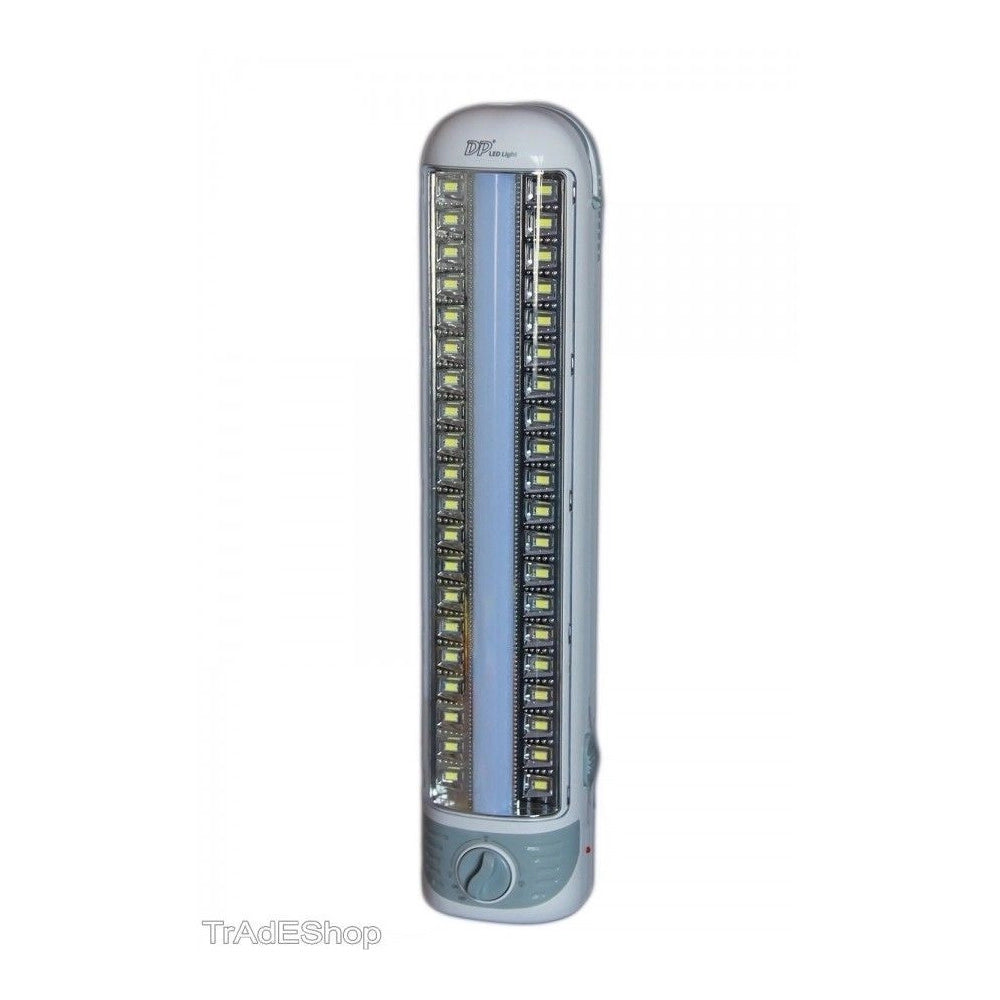 Trade Shop - Lampada Emergenza 40 Led Smd Con Neon Ricaricabile Per Casa Auto Camper 7111 -