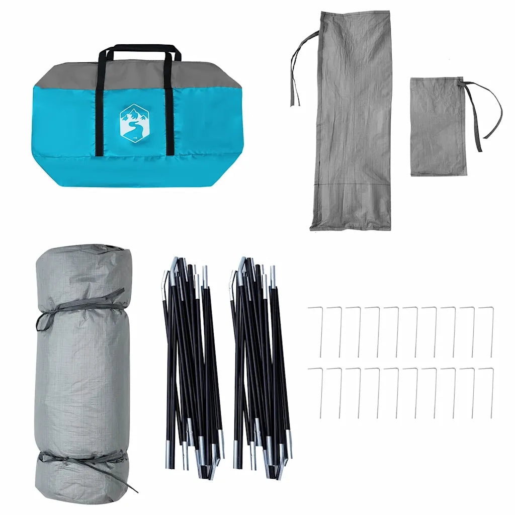 Tenda interna con tetto Blu 520 x 520 x 190 cm taffetà 42001185