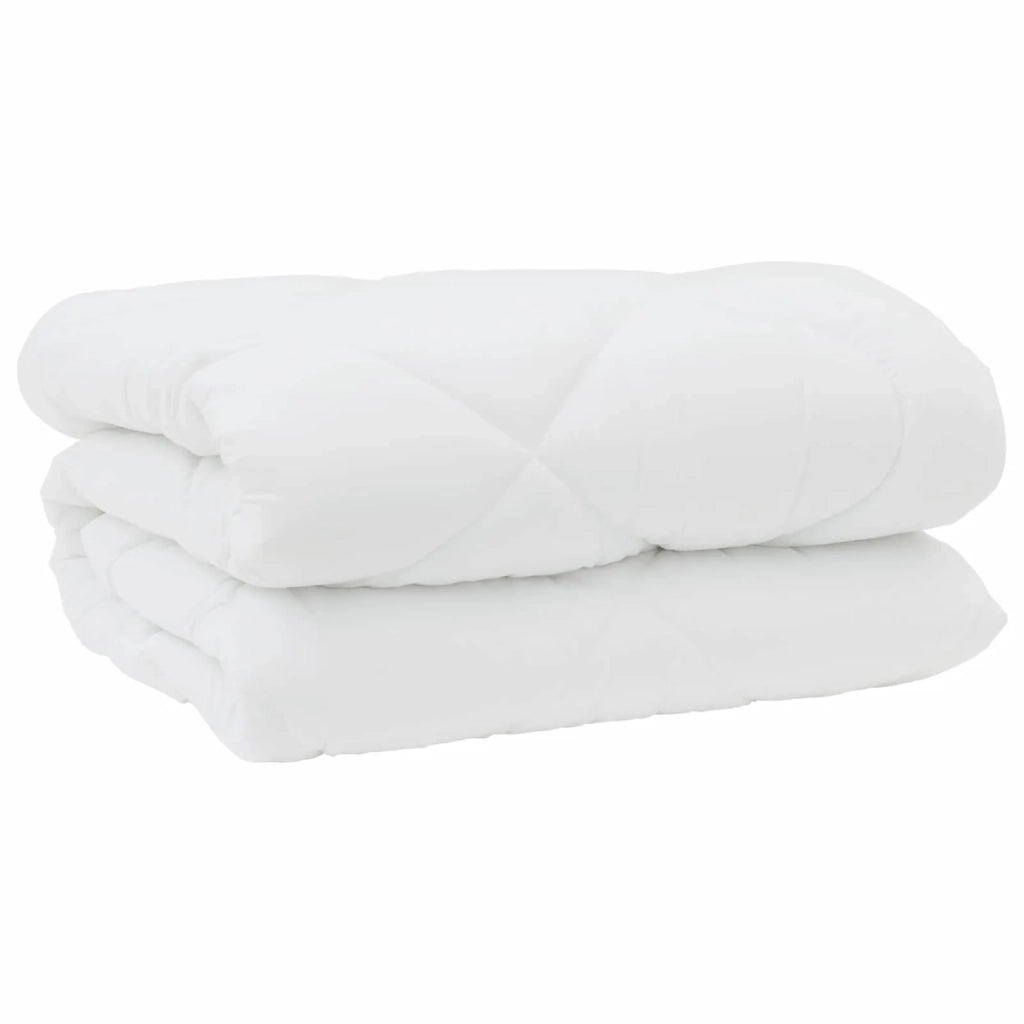 Duvet Invernale con cuscino 3 pcs Bianco Microfibra 3377776