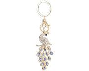 Porta Chiavi con Amuleto di Buon Fortuna - Decorazione con Perle Blu - Disegno Elegante