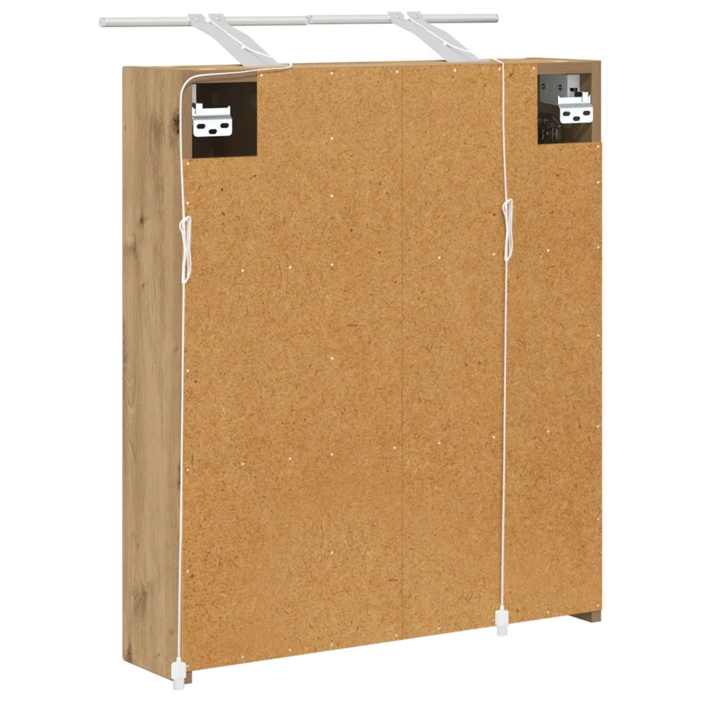 Mobiletto per specchio da bagno con porta Rovere Artigianale 889070