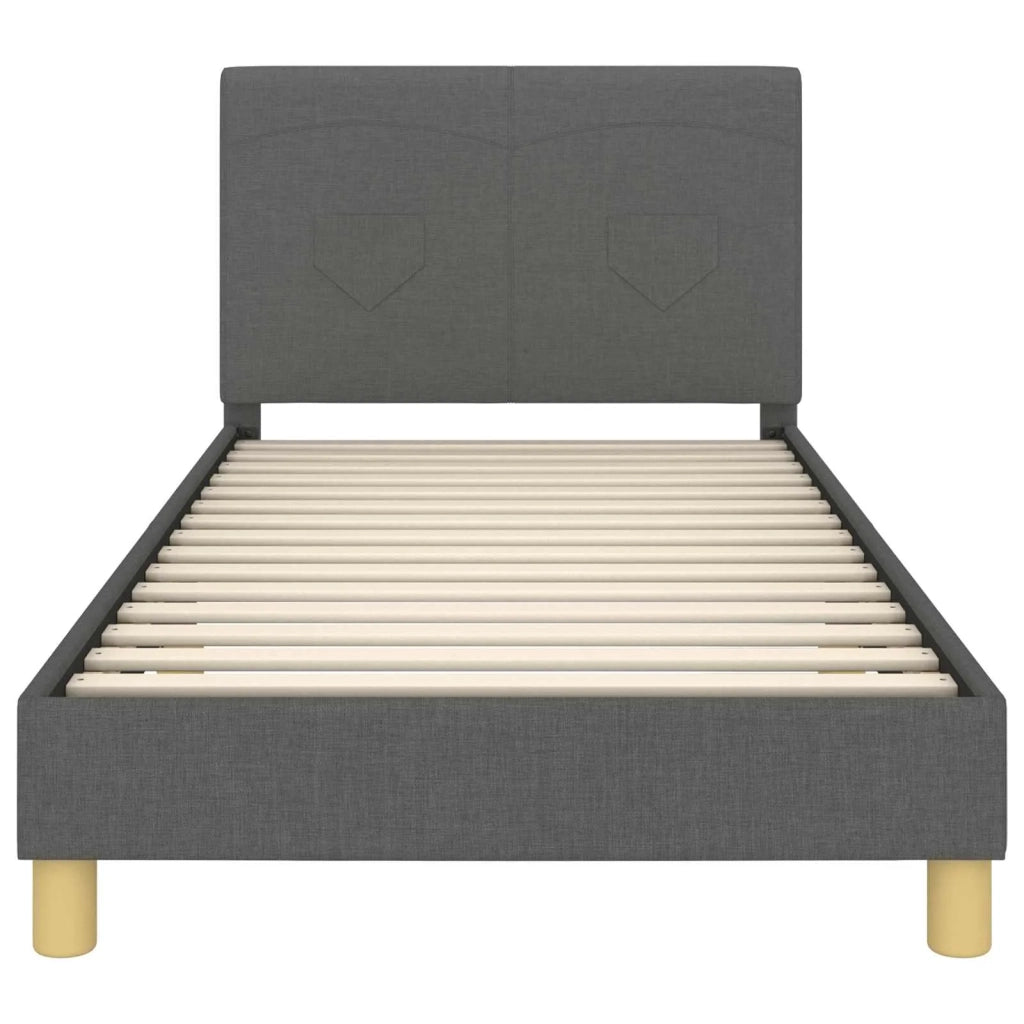 Struttura letto bambini con testata Grigio scuro 90 x 200 cm 42011000