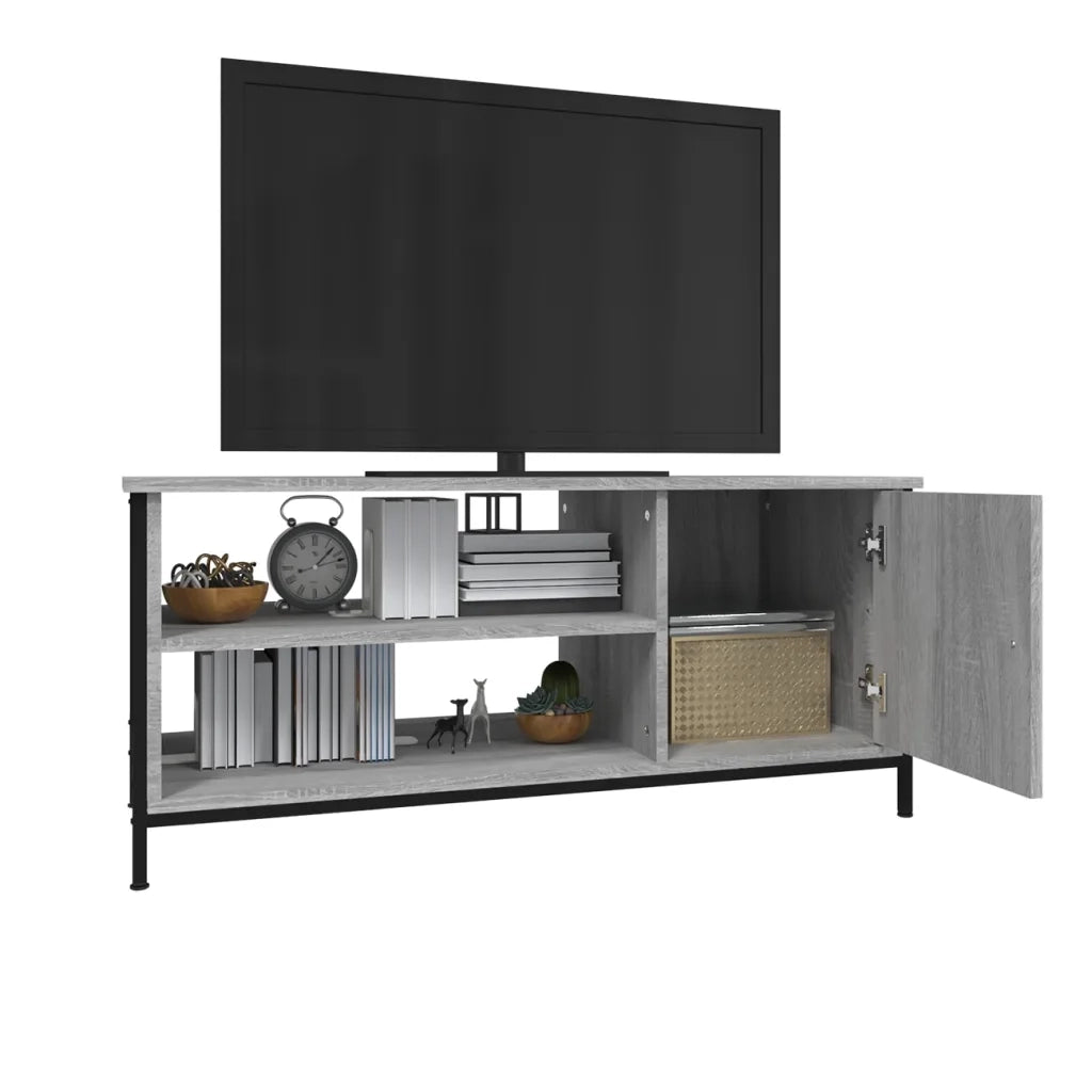 Mobile Porta TV Grigio Sonoma 100x40x45 cm in Legno Multistrato 826303