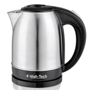 HIGH-TECH BOLLITORE ELETTRICO 2200 W IN ACCIAIO INOX 1,7 L ARGENTO E NERO CON ROTAZIONE E AUTOMATIC SWITCH OFF