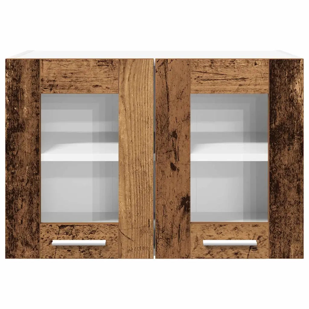 Armadio pensile con porta 2 pcs Legno vecchio 60 x 31 x 40 cm 884223