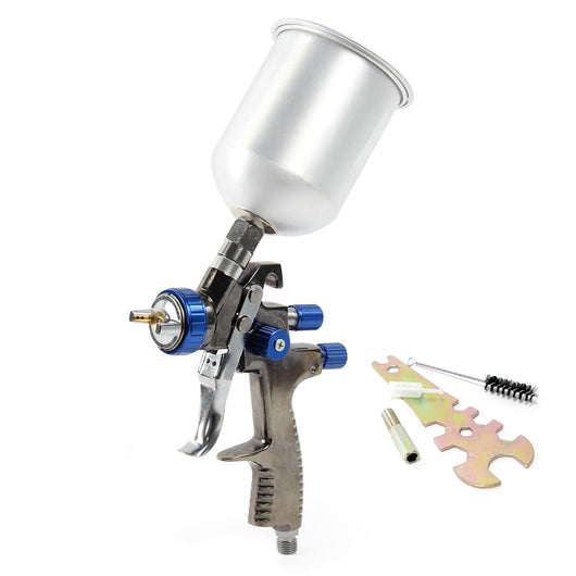 Pistola a spruzzo per verniciare LVLP 500ml Alluminio Serbatoio di alluminio, Ugello 1,4mm 1,5bar