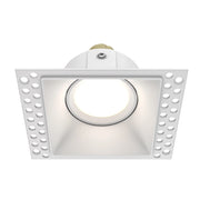 Maytoni Lampada da incasso Dot 1 luce GU10 bianco alluminio
