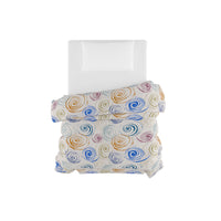 Trapunta Invernale Matrimoniale Stampata in Microfibra 200gr Double Face Spirals