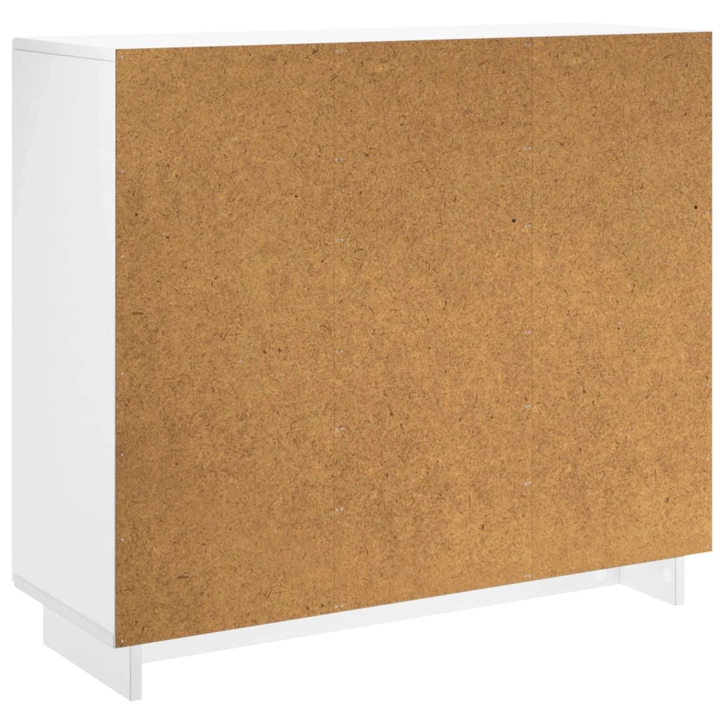 Credenza Bianco Lucido 85,5 x 31 x 75 cm Legno ingegnerizzato 8011553