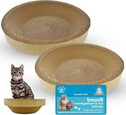 2 pezzi di letto e piastra di raschiamento per gatti in cartone 30cm per gatti piastra di raschiamento con cuscino per gatti