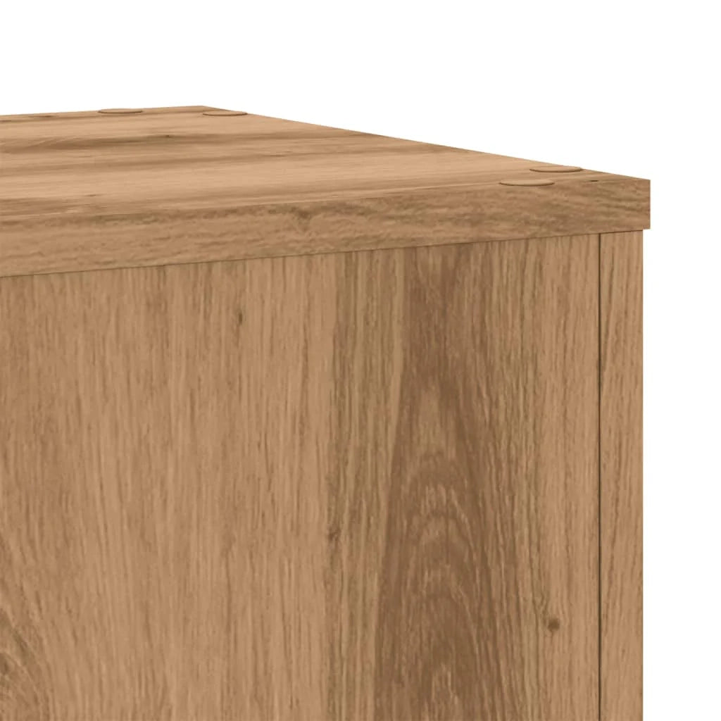 Portavasi mobili per fiori set da 2 fatti a mano legno ingegnerizzato marrone 02_0045299