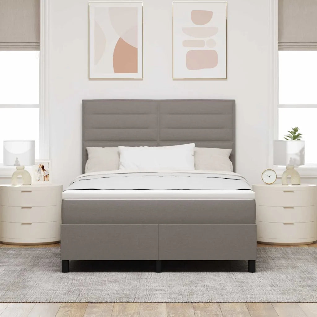 Letto a molle con materasso con led Talpa 140 x 200 cm Tessuto 3342799