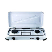Fornello Gas Gpl Blinky con Coperchio Fuochi 2