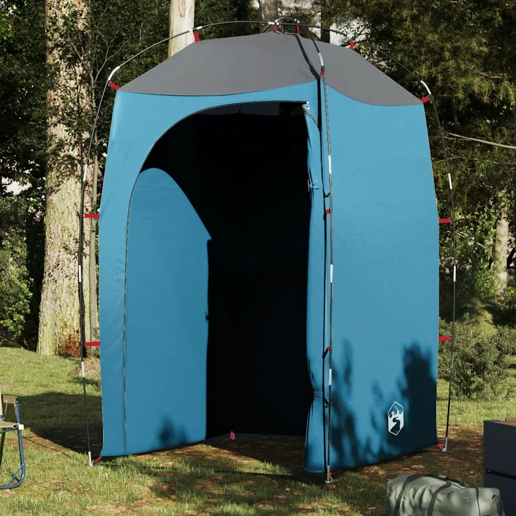 Tenda da Doccia-Tenda Doccia Portatile Blu Impermeabile 535566