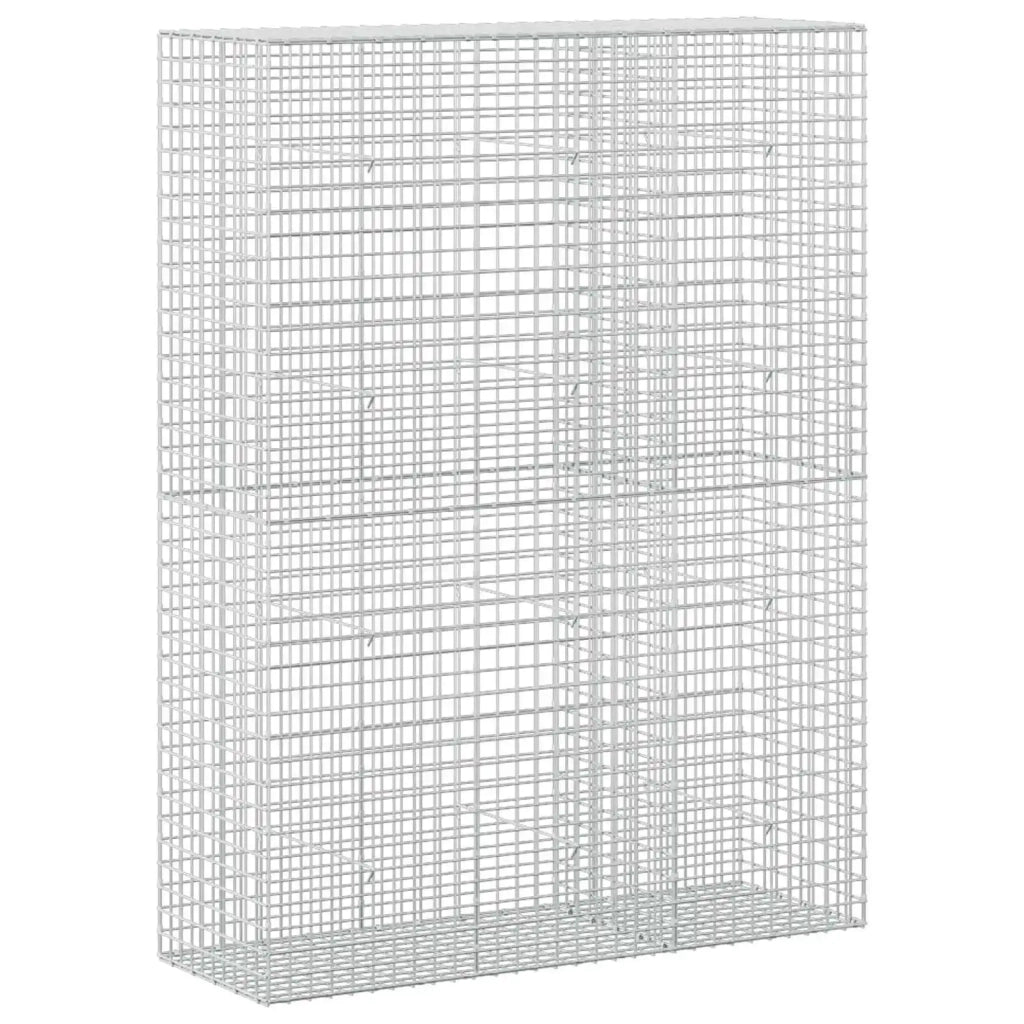 Gabione con filo da 5 mm e rete da 5x5 cm 150x50x200 cm 3464301