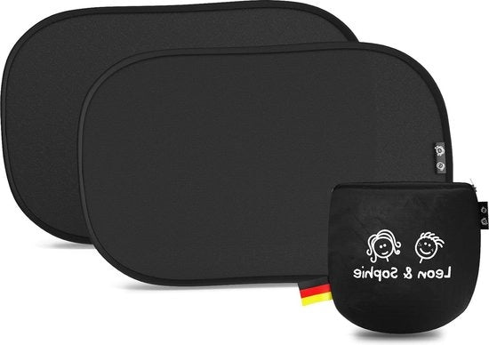 Zonnetenda per auto con protezione UV UPF 50+ - vetrata laterale - chiusura - tenda per auto per bambini - oscuramento finestra. Zonnetenda per auto.