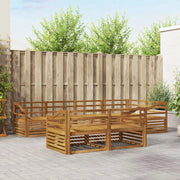 Set di divani da esterno 7 pcs Naturale